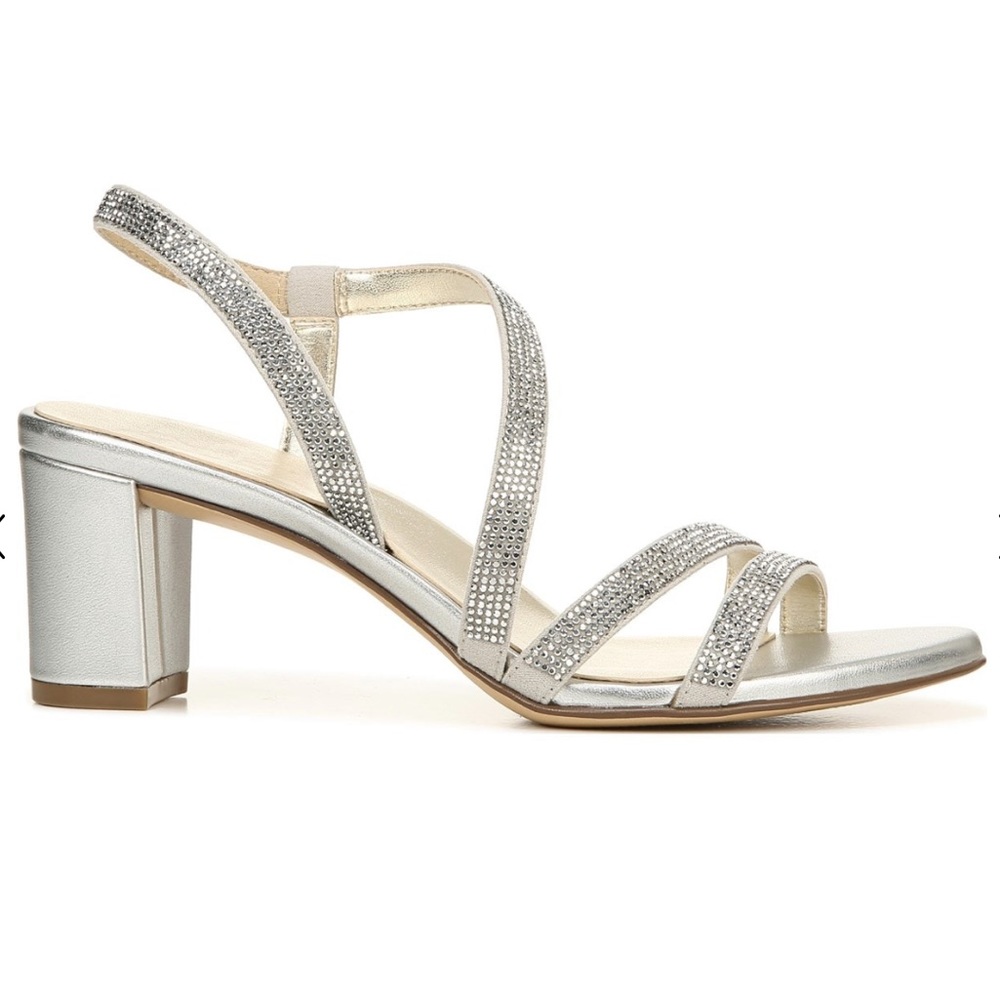BRAND NEW Naturalizer Vanessa Rhinestone Dress Sandals - Picture 2 of 7